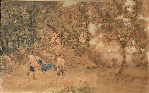 Edoardo Monteforte - Farmers help an injured man