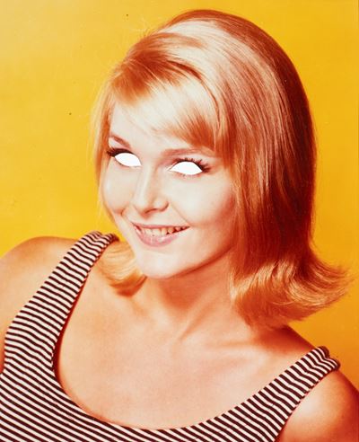 Blind Carol Linley (white eyes), Fotografia a colori ritagliata, 2004