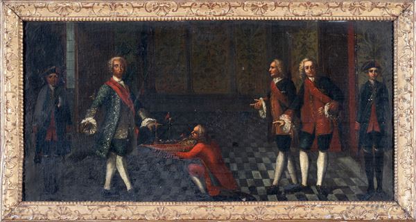 Presentation of a Royal Galley to the young Charles of Bourbon