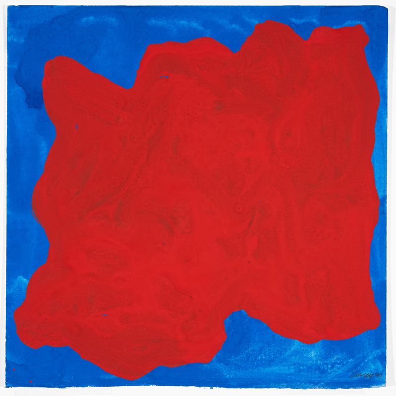 Sol Lewitt - Complex Form - Gouache su carta, 1997