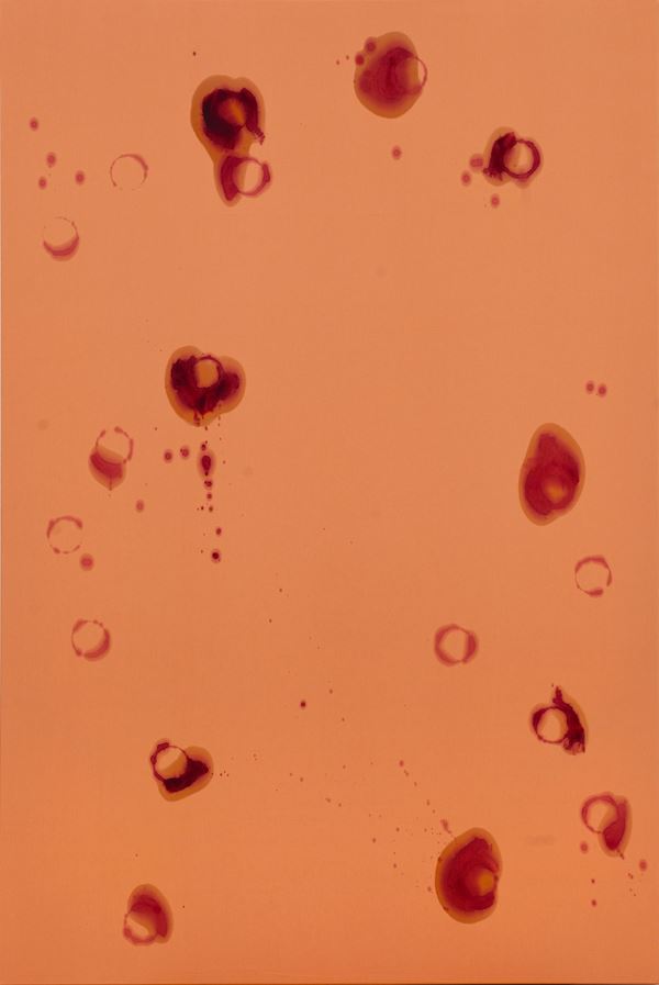 Nick Farhi - To be titled (wine painting)