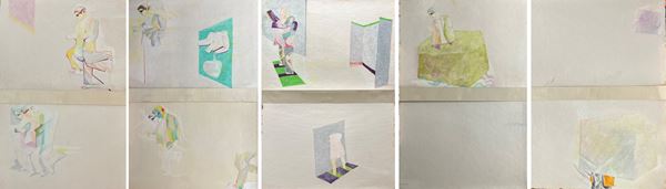 Gianni Pisani - Single lot of 10 works