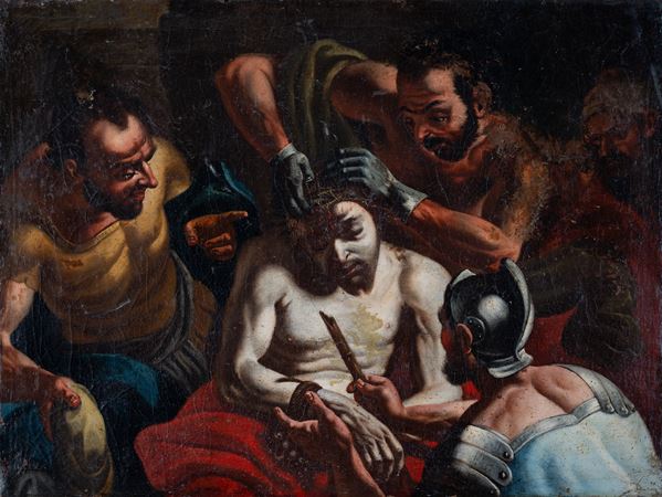 Scuola napoletana, fine XVII inizi XVIII secolo - Christ mocked