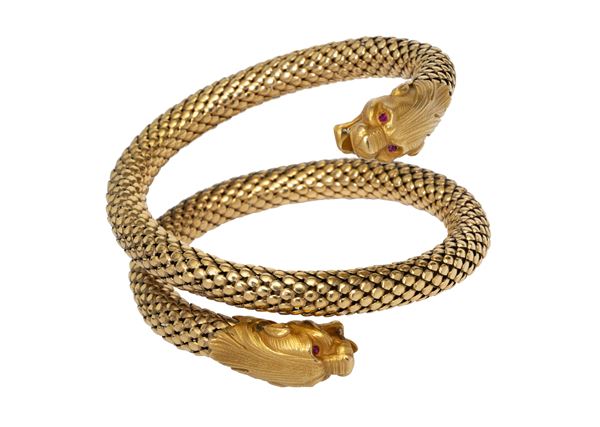 Bracciale semirigido contrarie di antica e pregevole manifattura