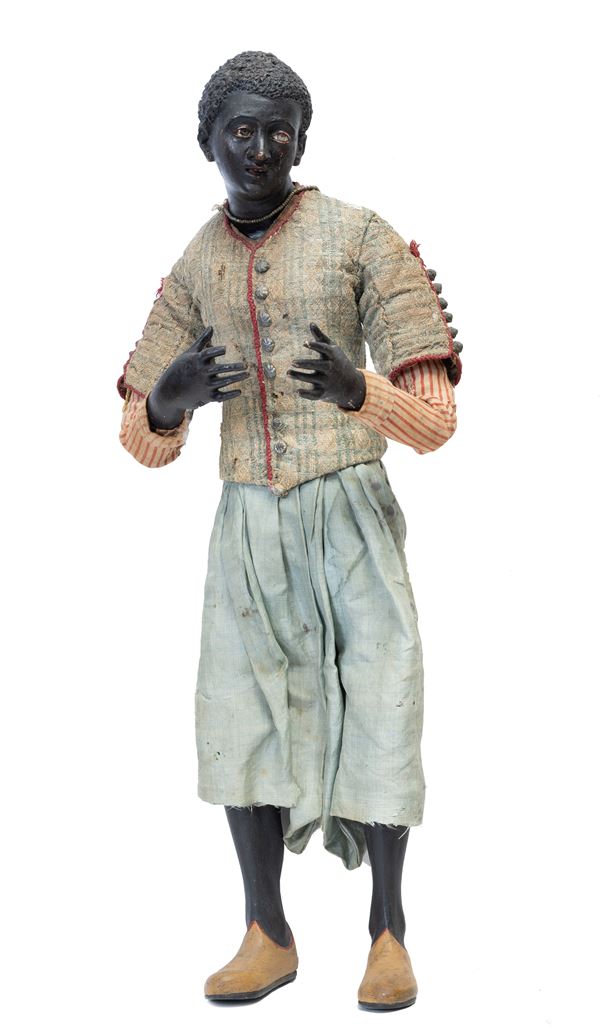 Manifattura napoletana, inizi del XIX secolo - Dark-haired pageboy