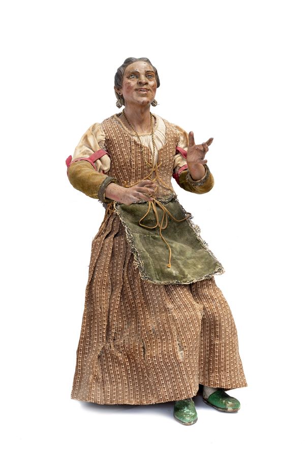 Manifattura napoletana, inizi del XIX secolo - Commoner in party clothes