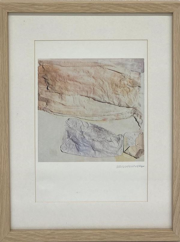 Robert  Rauschenberg : Il fatto  - Photolithography - Auction Graphic and Multiple - Blindarte Casa d'Aste