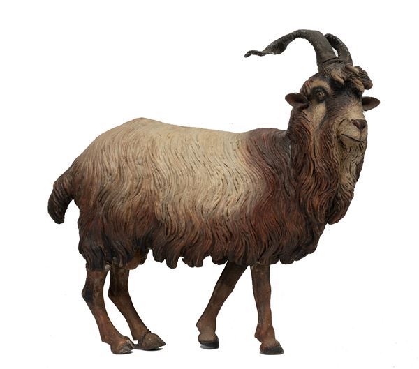 attribuito a Saverio Vassallo (XVIII secolo) - Goat with shaded coat
