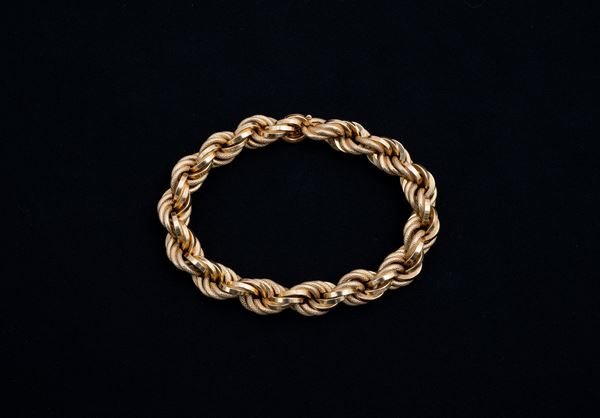 Bracciale maglia fune