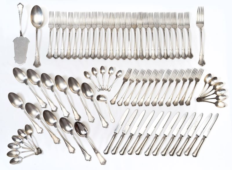 Parte di servizio d'argento