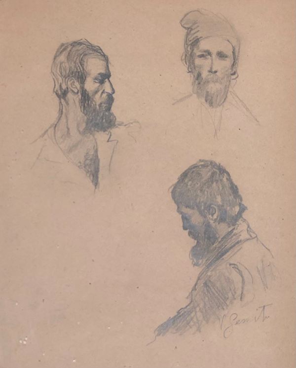 Vincenzo  Gemito - Studies for figures