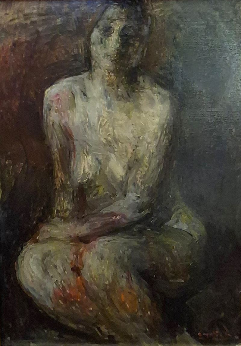 Nudo di donna seduta