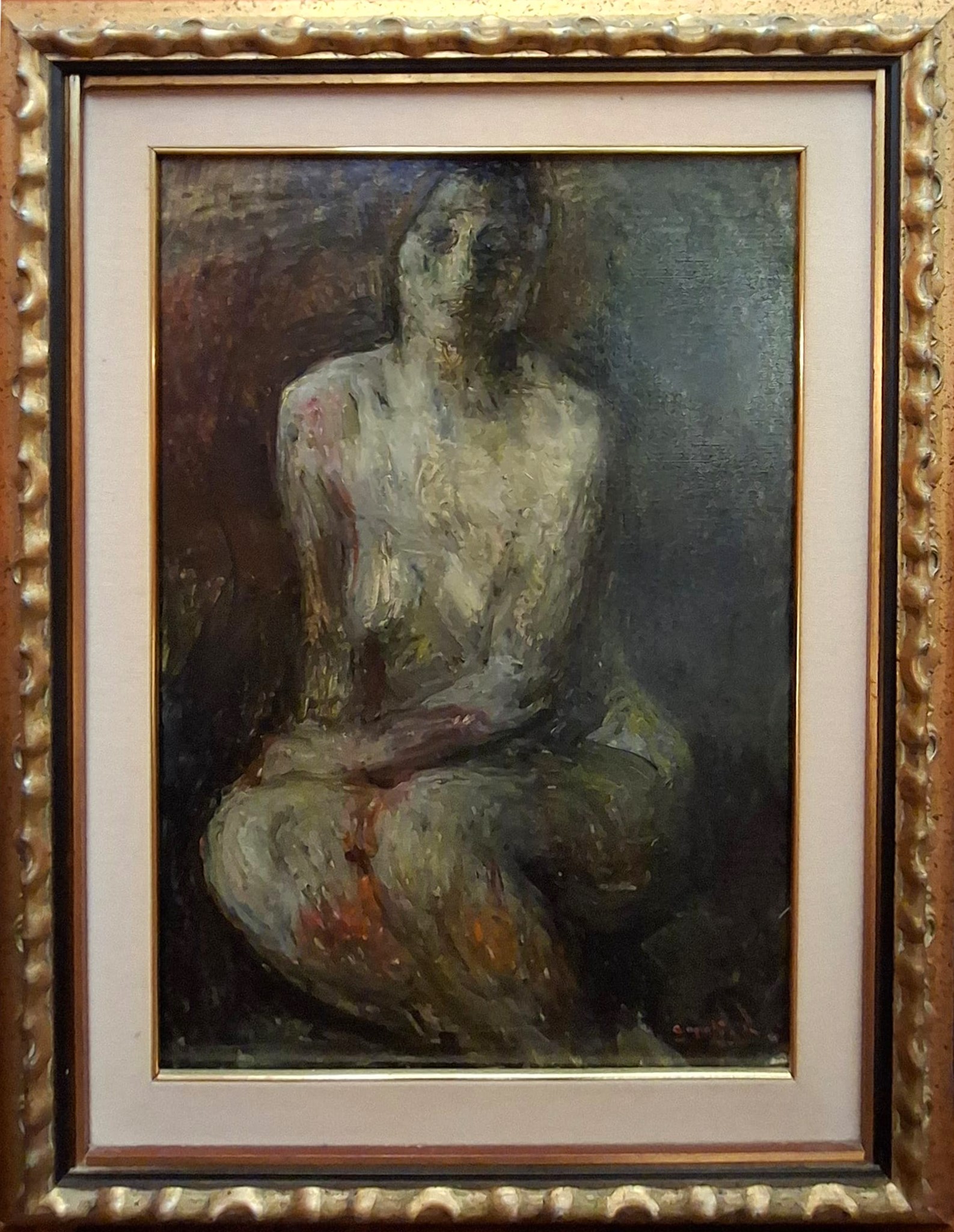 Nudo di donna seduta