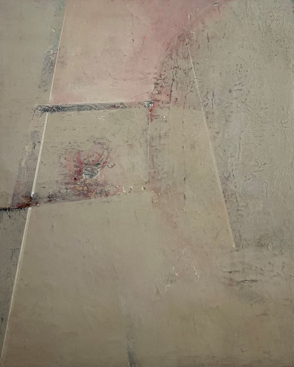 Mario Lanzione - Emovelazioni di albe di soli, Opera neoastrattista di apparente recupero figurativo