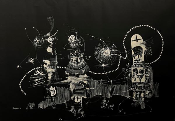 Mario Persico - Paesaggio degli acrobati 2