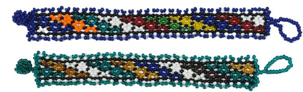 Esther Mahlangu - Unique lot composed by n.2 bracelets