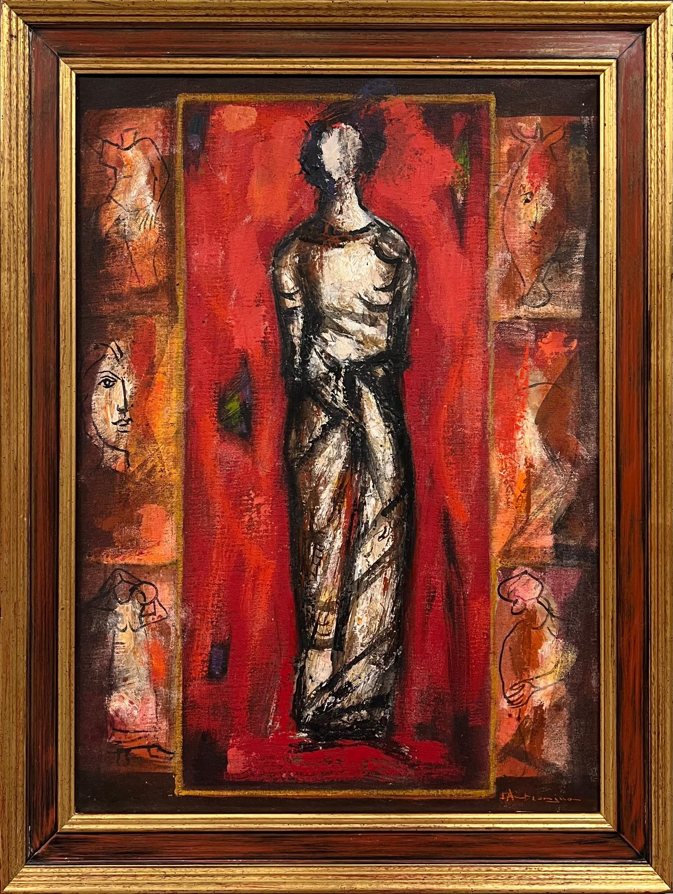 Ferdinando Ambrosino - La sibilla, olio su tela