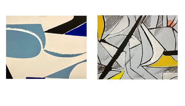Walter Fusi - Single lot consisting of 2 works