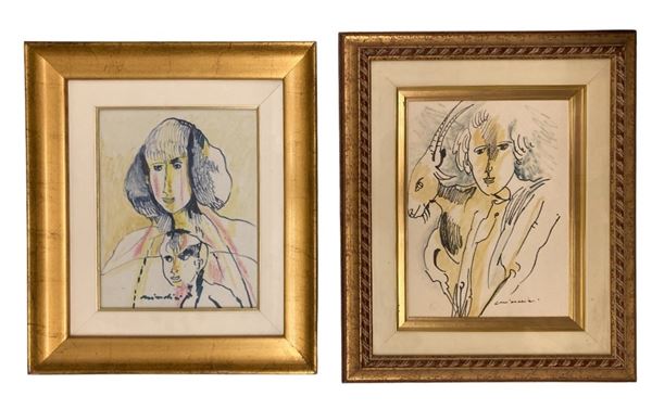 Remo Brindisi - Single lot consisting of 2 works