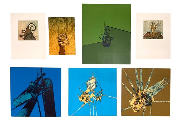Josep Massanas Penalba - Single lot consisting of 7 artworks