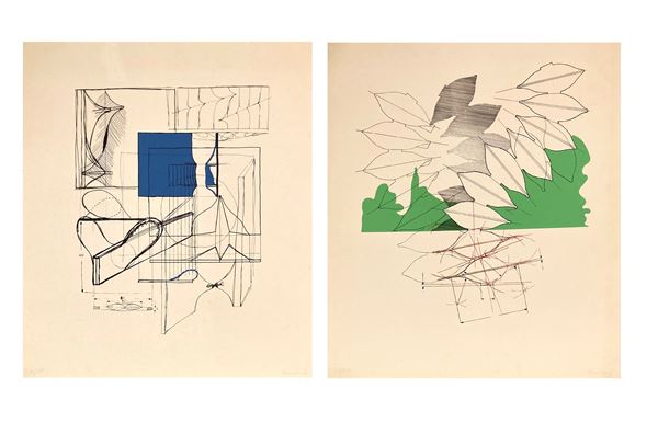 Agostino Bonalumi - Single lot consisting of 2 works