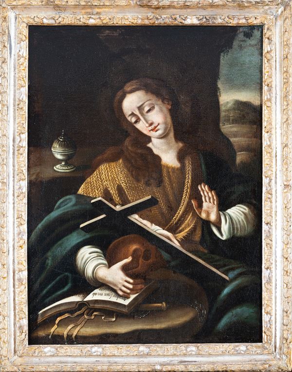 Scuola spagnola, seconda metà XVIII secolo - Maddalena penitente