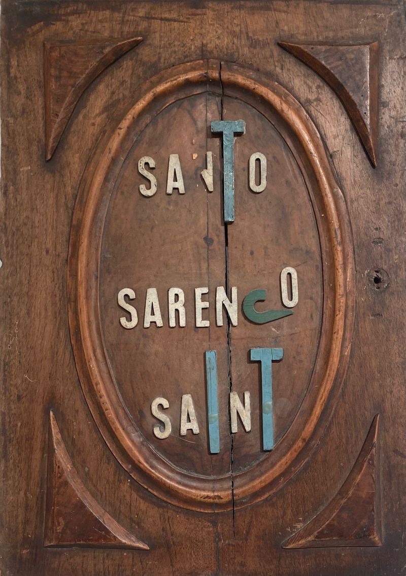 Sergio Dangelo - Sarenco Saint Bilingue