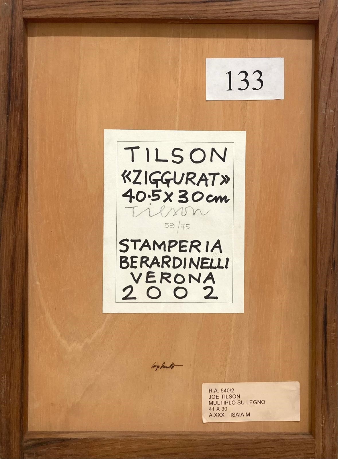 Joe Tilson - Ziggurat