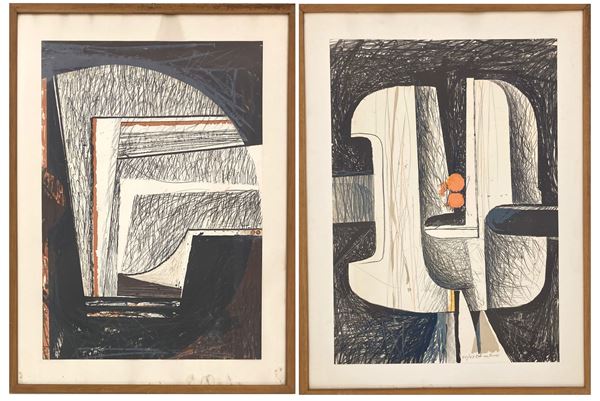 Nerone Ceccarelli - Single lot consisting of 2 works