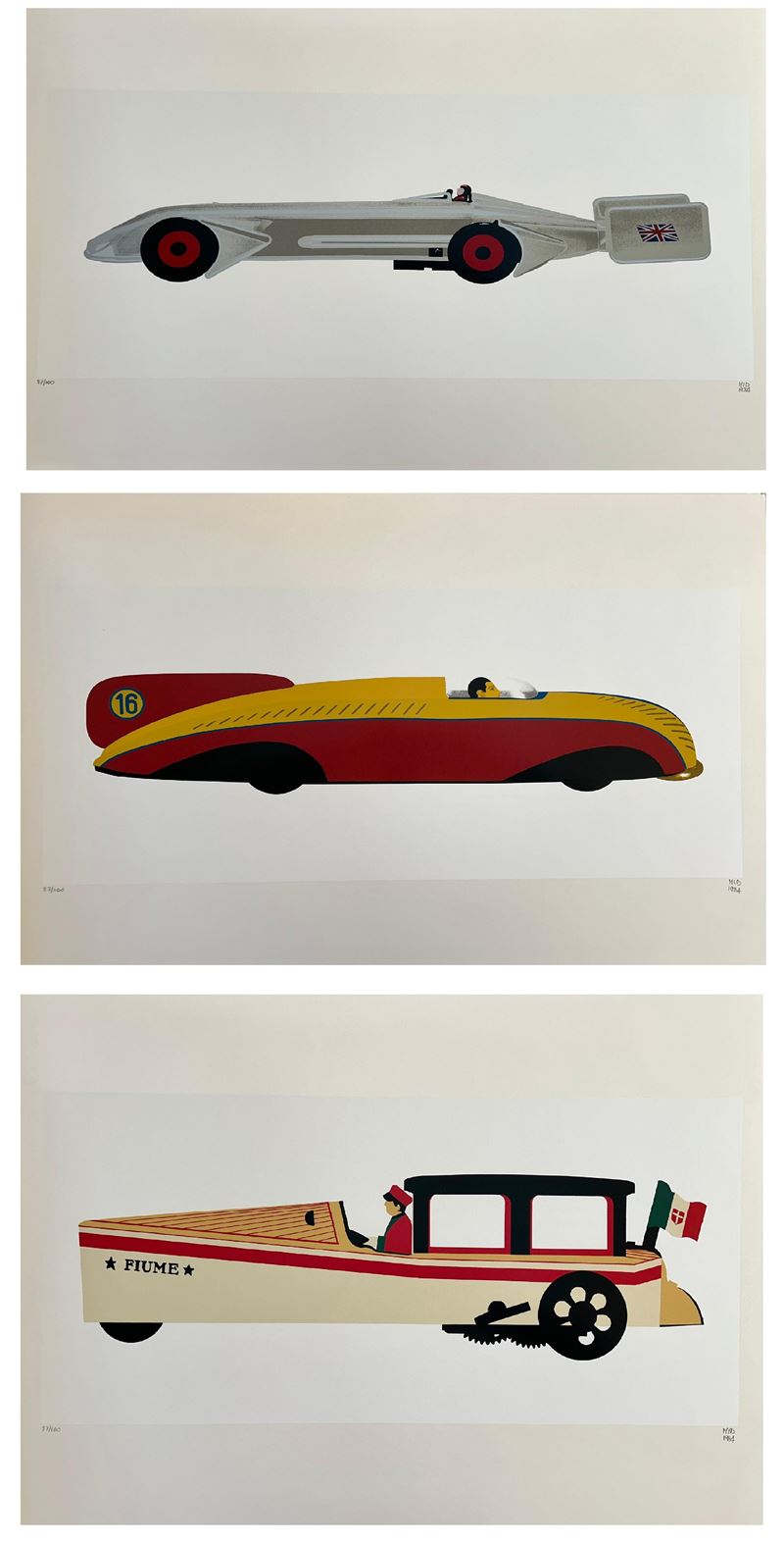 Alberto Marangoni per Gruppo Mid - Lotto Unico Composto da N.3 Serigrafie