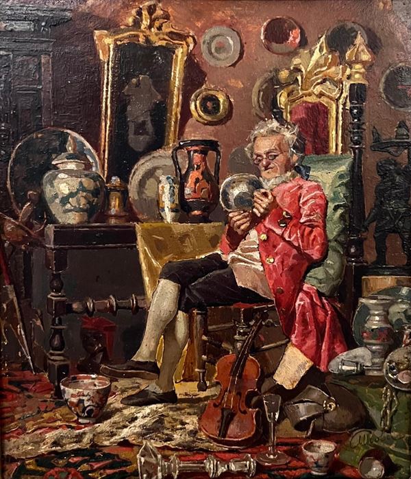 Camillo  Miola, detto Biacca - L'Antiquario