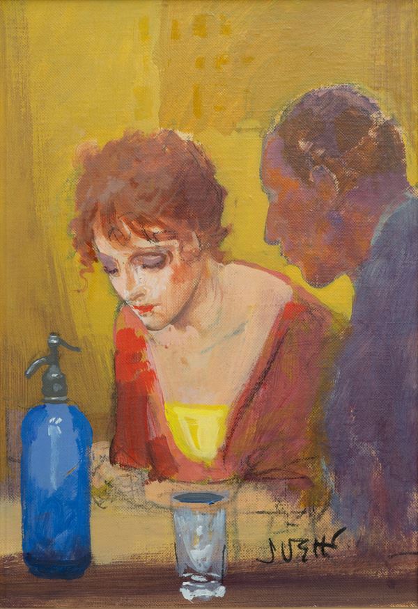Alberto Sughi - Senza titolo (Figure)