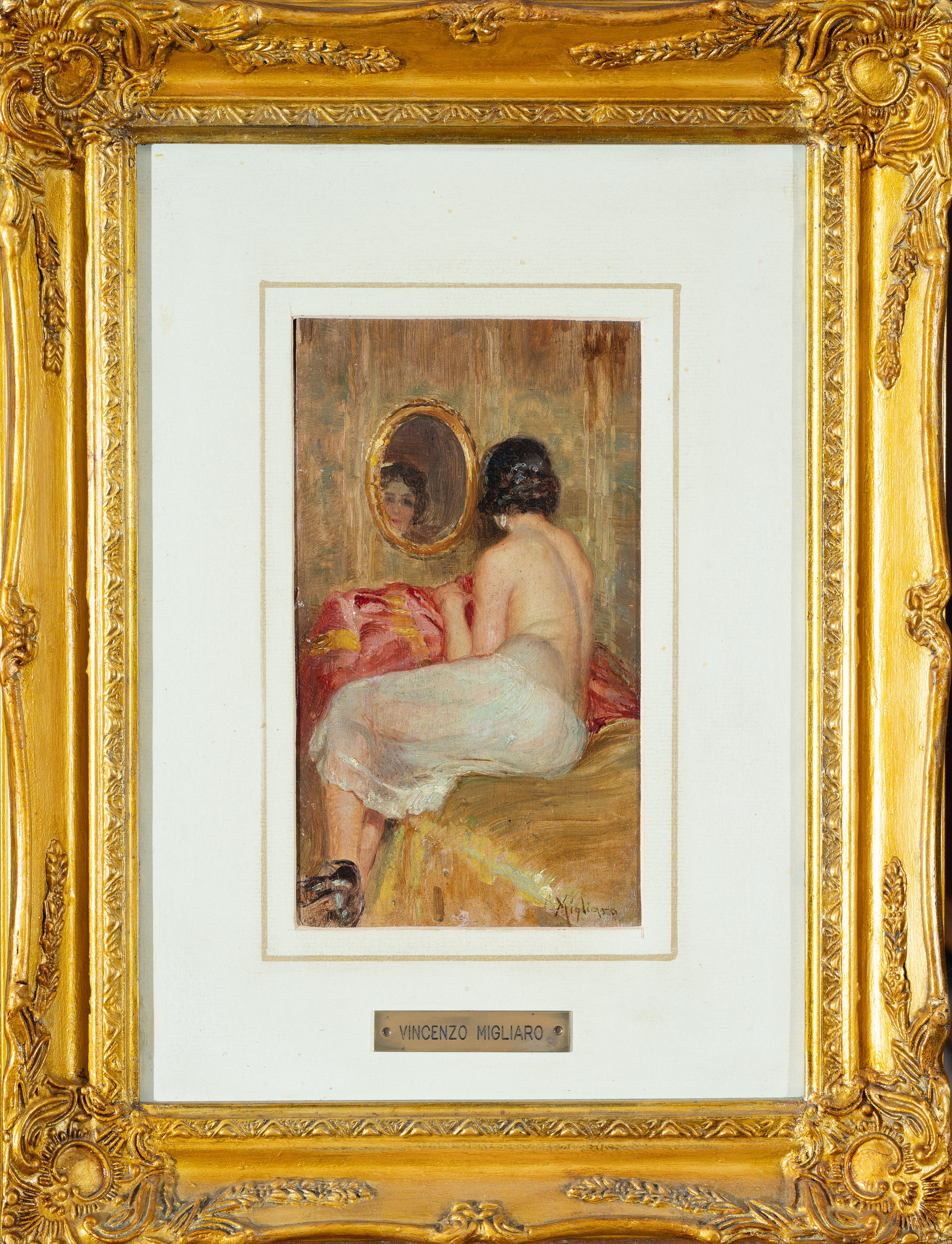 Nudo di donna allo specchio