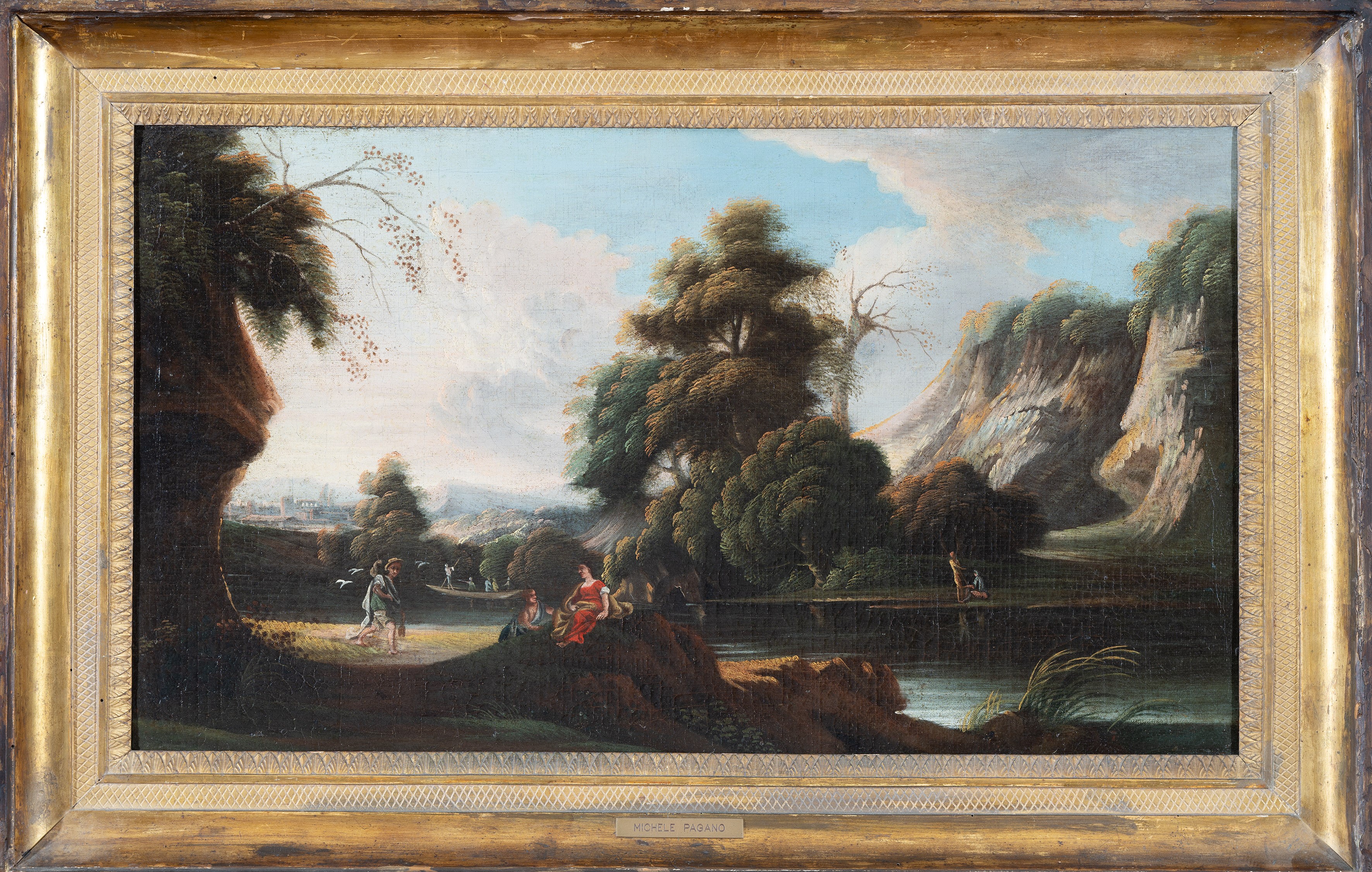 Paesaggio con figure