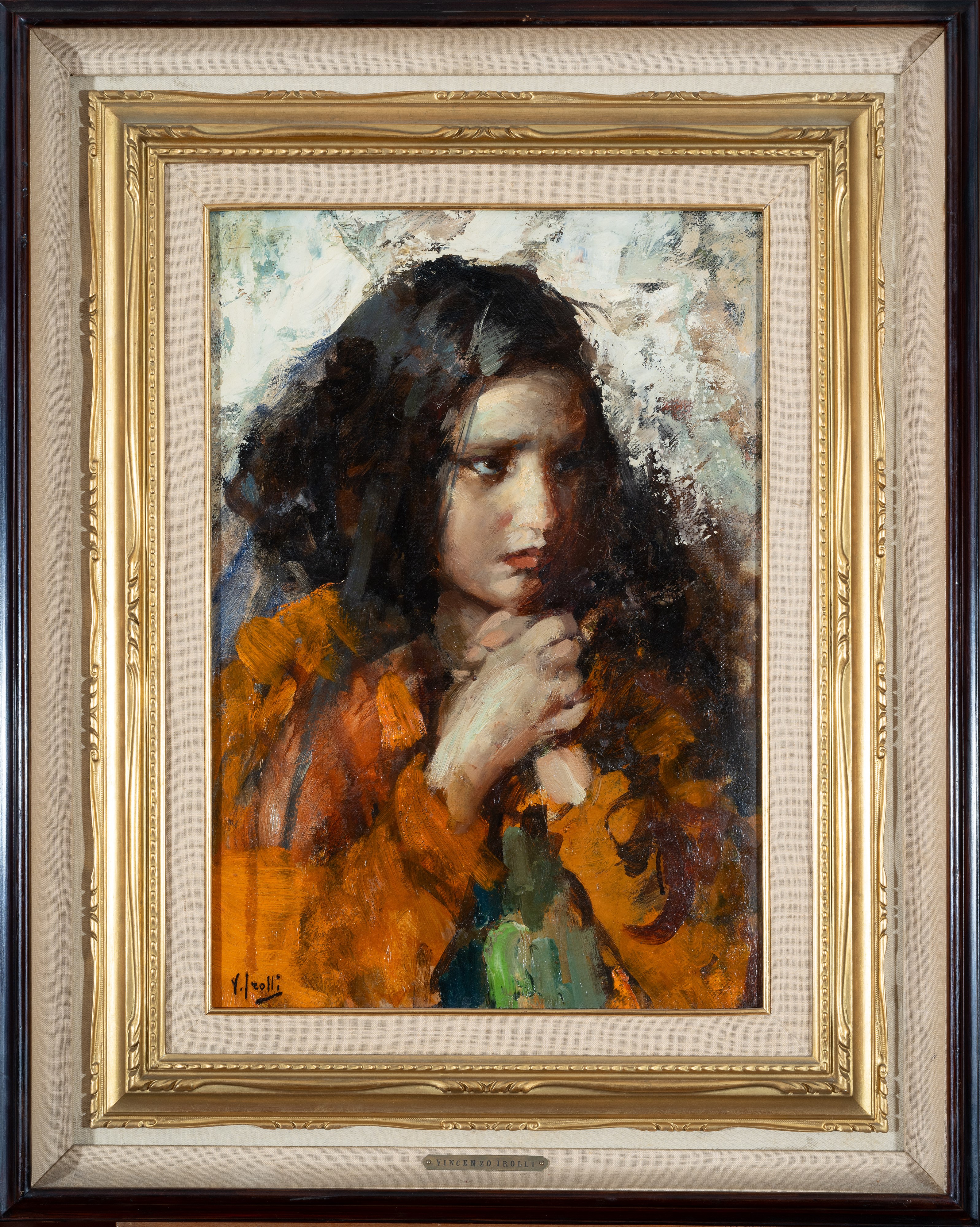 Giovinetta in preghiera