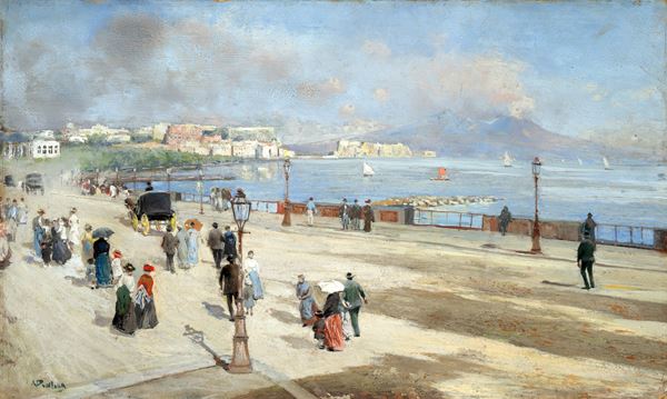Attilio  Pratella - Walk along Via Caracciolo