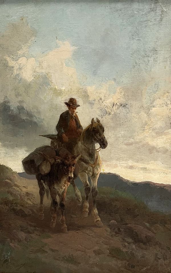 Salvatore Mazza - Viandante a cavallo