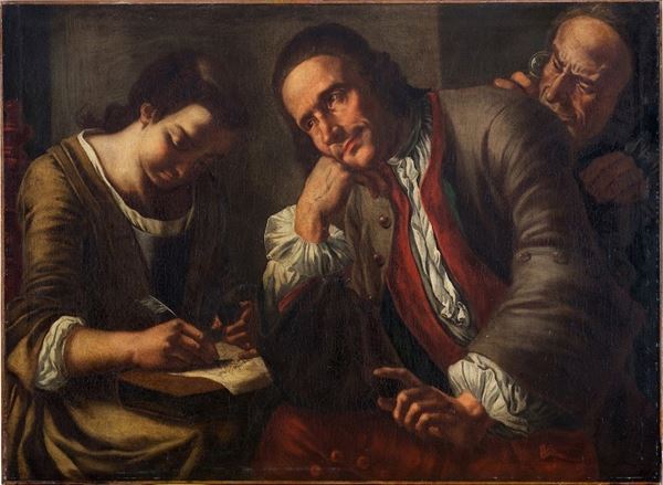 The dictation of the letter
