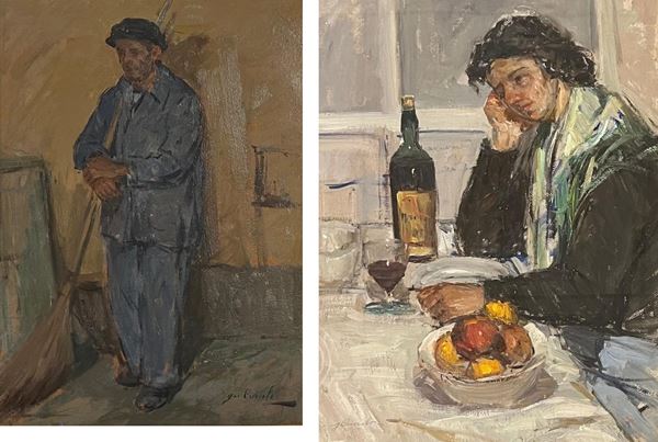 Gennaro  Cuocolo - Lotto unico di n.2 opere
