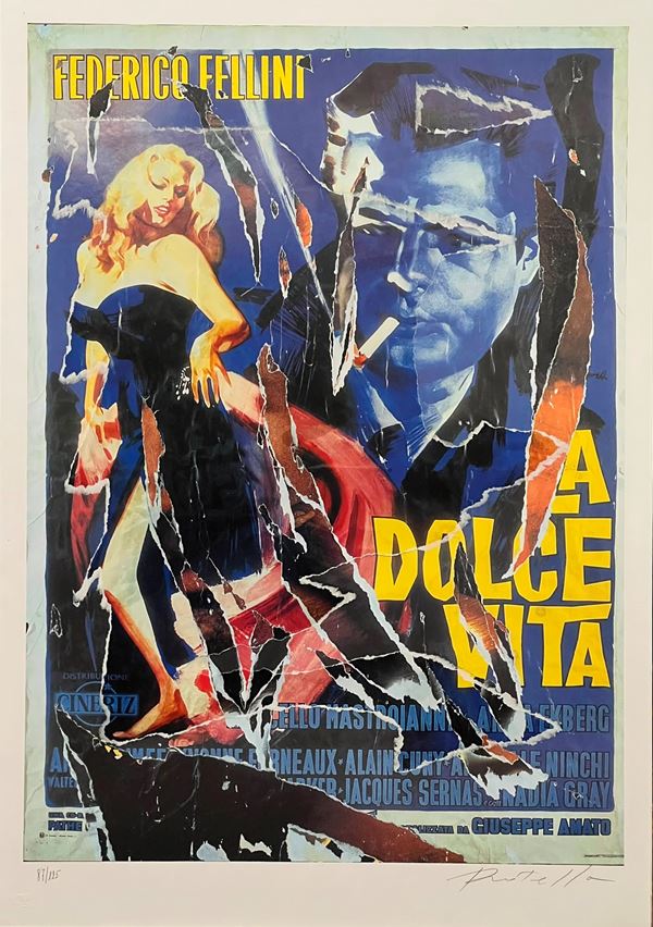 Mimmo Rotella - La dolce vita