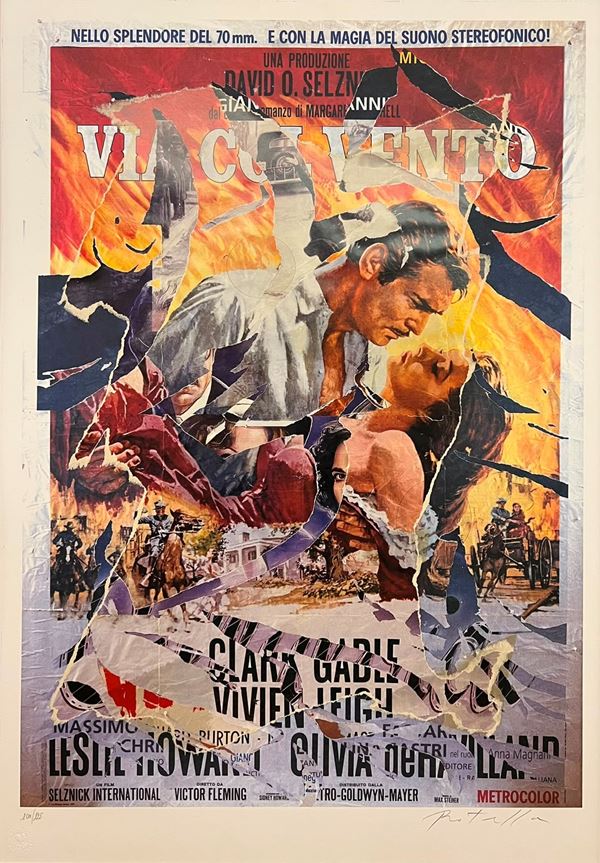 Mimmo Rotella - Via col vento