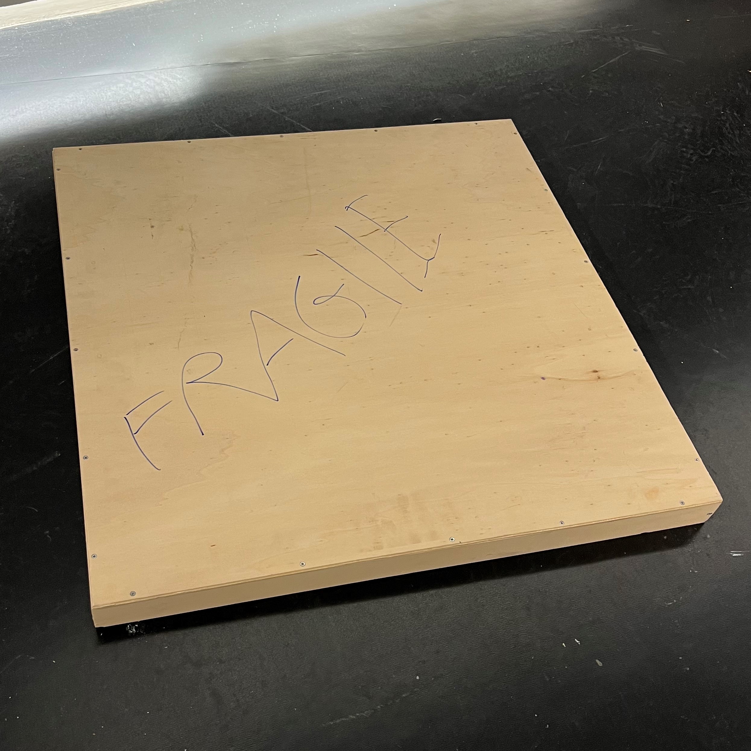 Cassa quadrata per imballaggio, legno multistrato