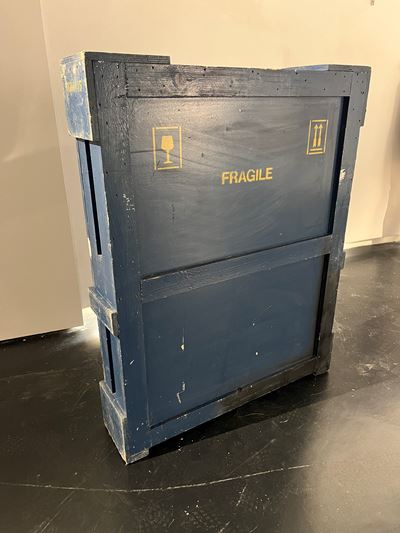 Cassa per imballaggio, legno multistrato verniciato