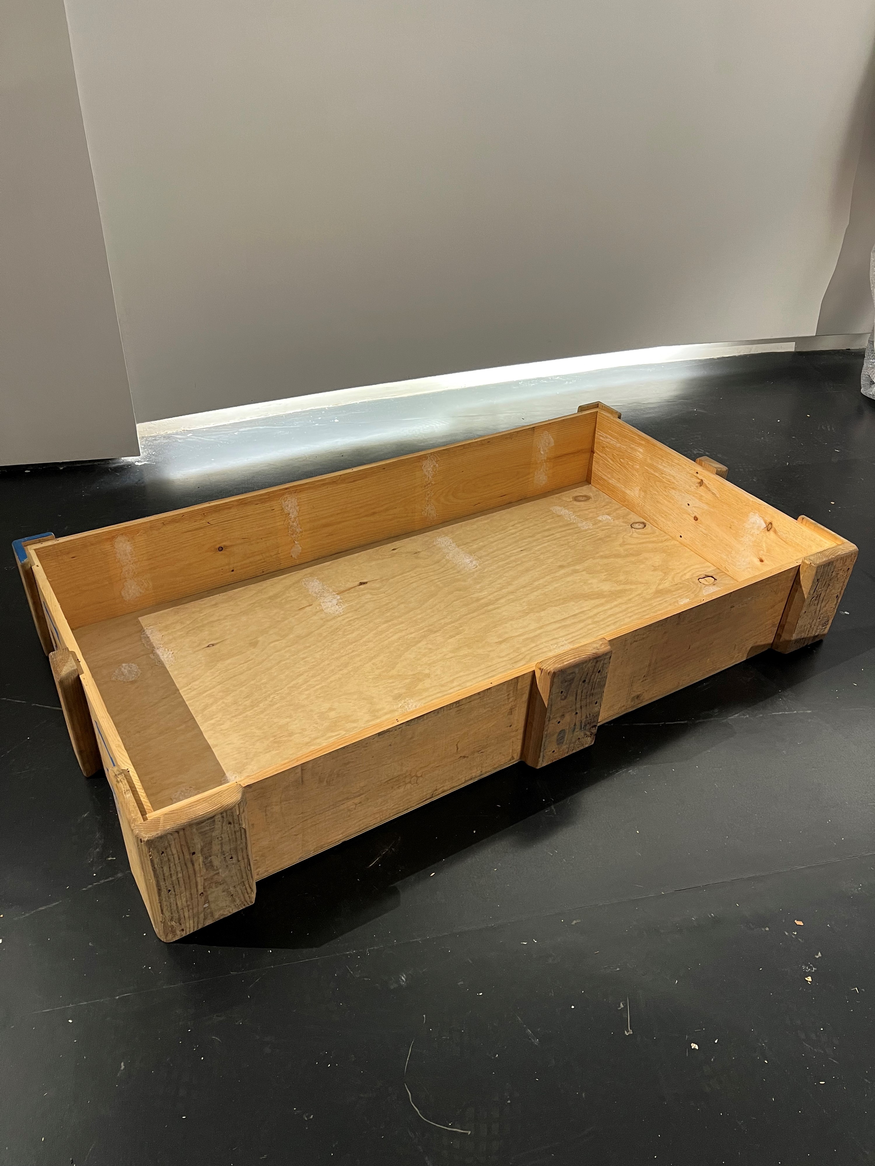 Cassa per imballaggio, misure esterne 95x169x26 cm