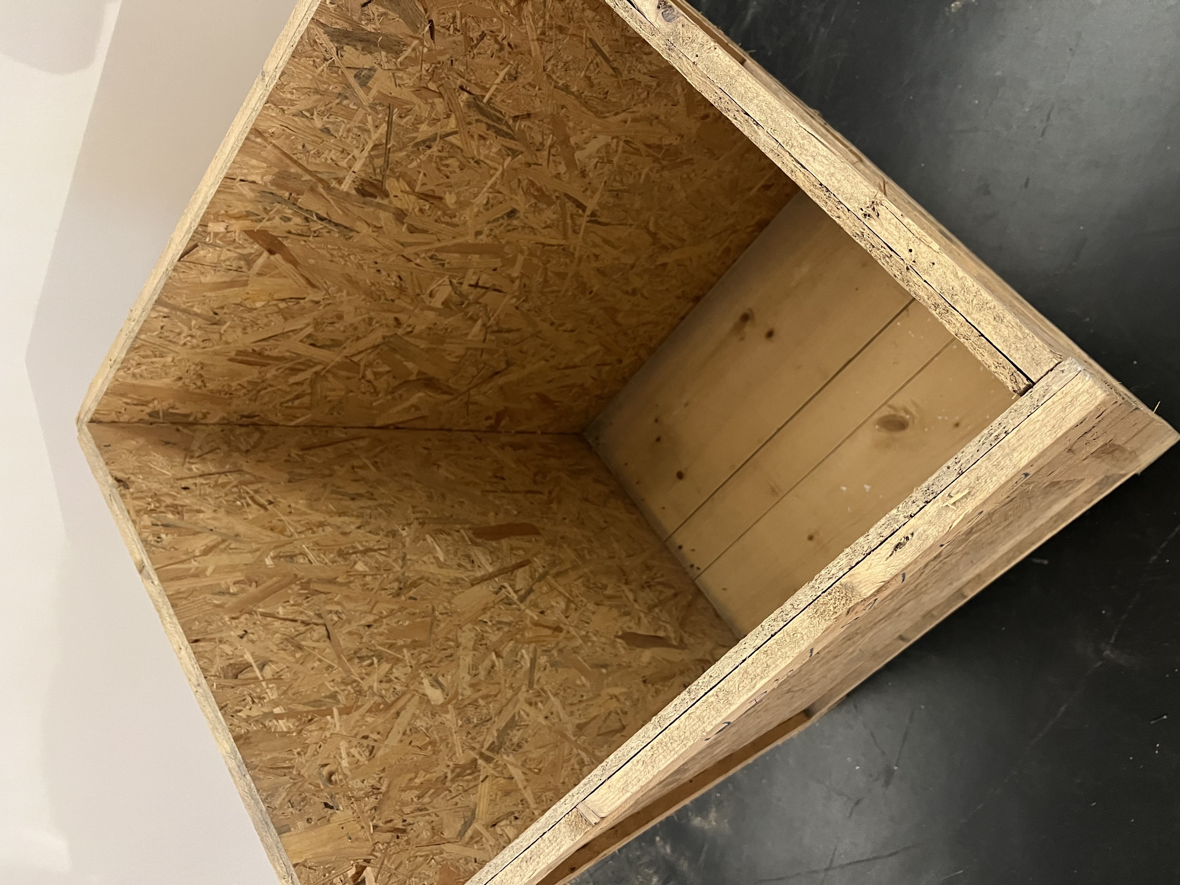 Cassa per imballaggio in legno e pannelli OSB