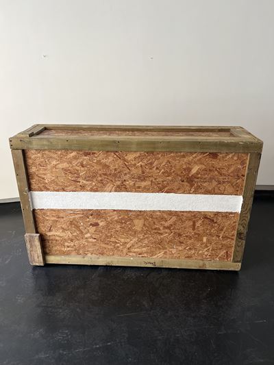 Cassa in legno (OSB) per imballaggio, misure esterne cm 97x157x47