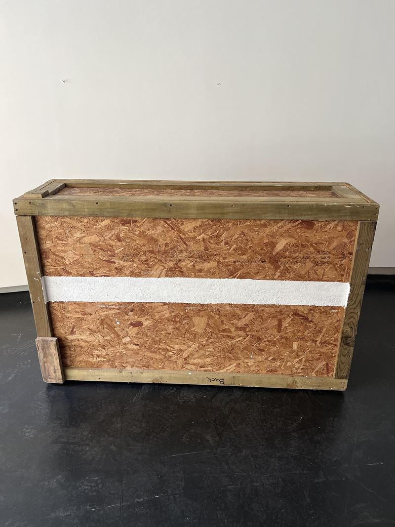 Cassa in legno (OSB) per imballaggio, misure esterne cm 97x157x47