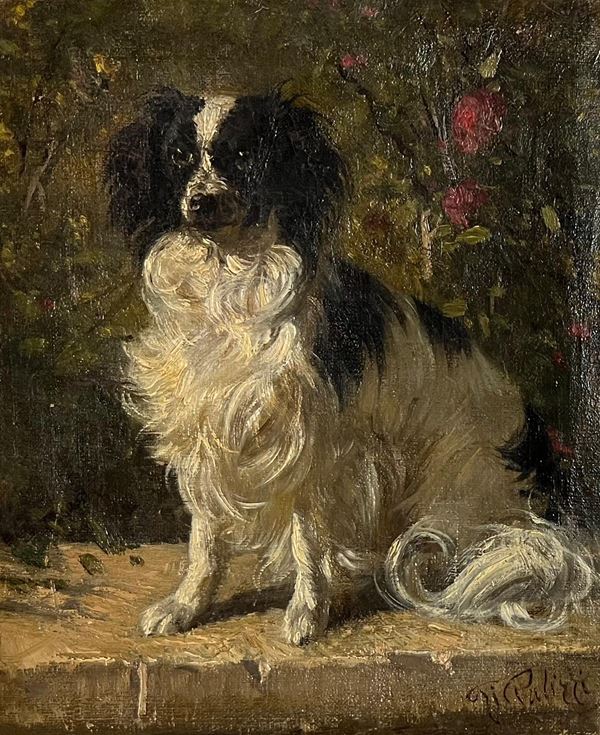 Giuseppe Palizzi (Lanciano, 1812 - Parigi, 1888) - Cagnolino