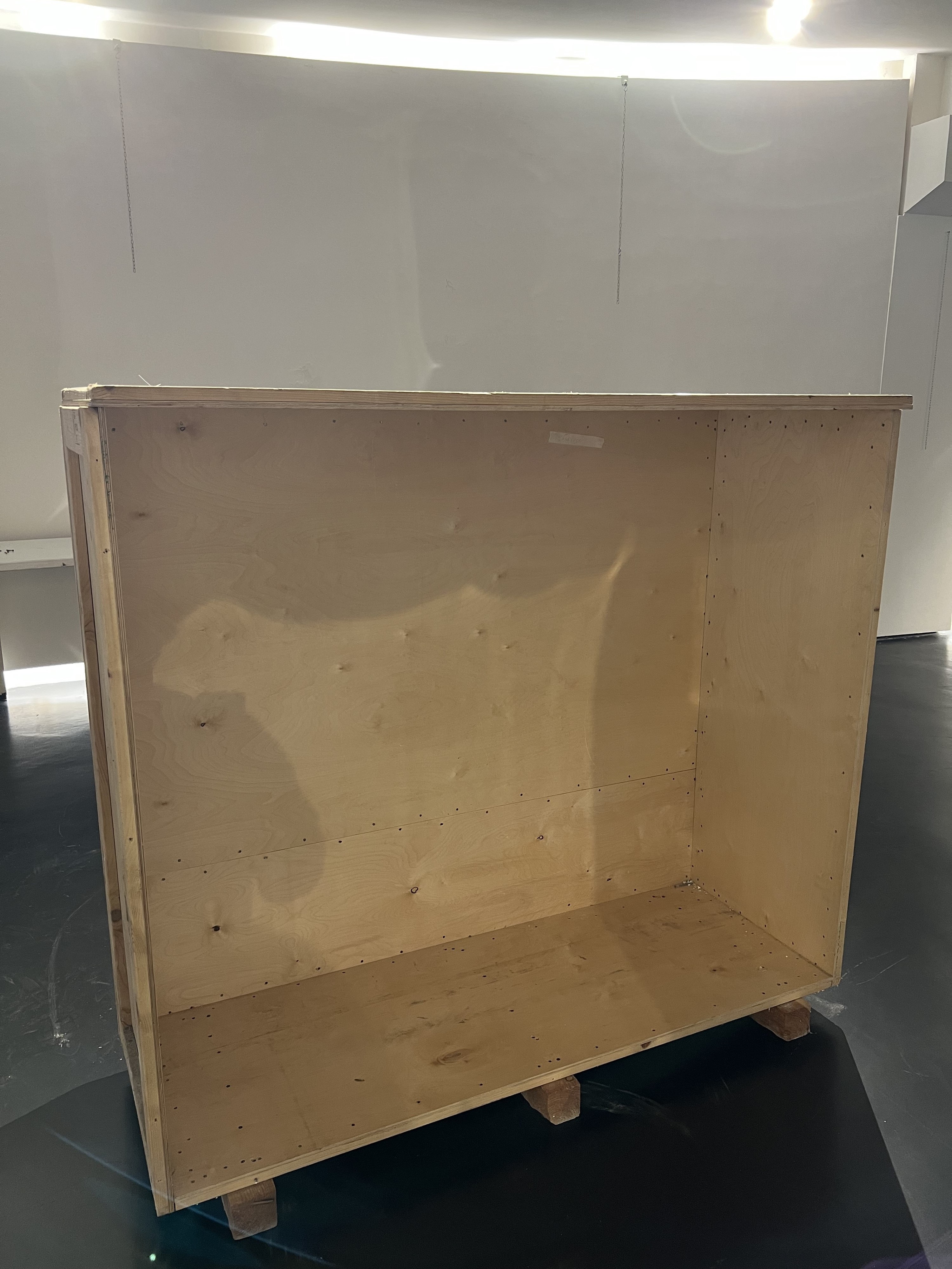 Cassa in legno per imballaggio, misure esterne 140×151×57 cm