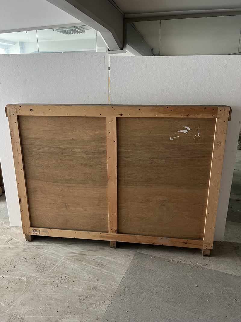 Cassa in legno per imballaggio, misure esterne cm 142x197x26